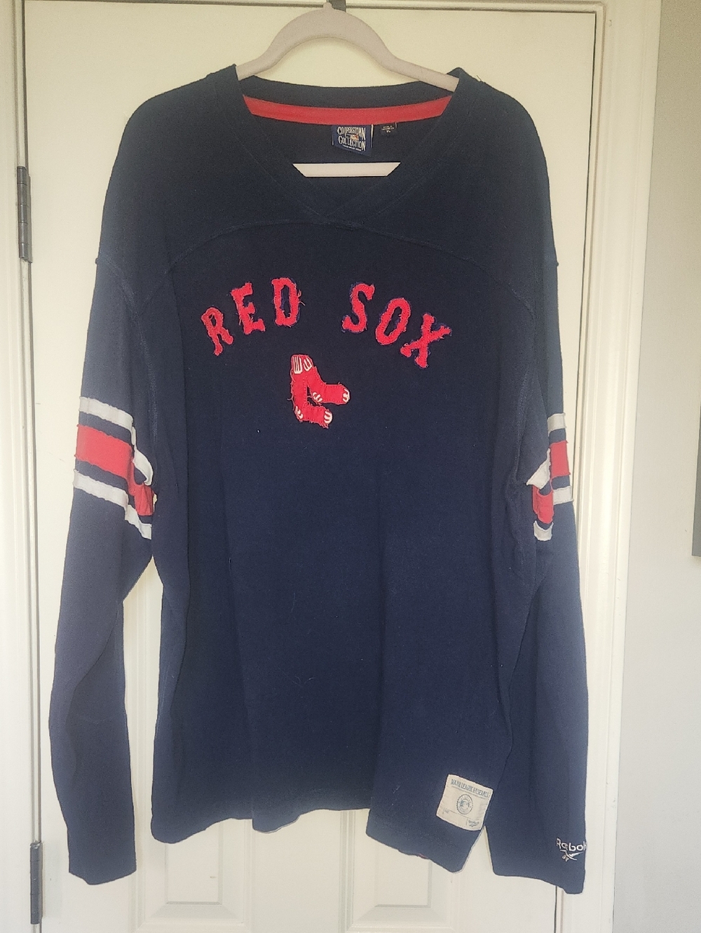 Vintage Boston Red Soxs Reebox Long Sleeve Tee Size XL
